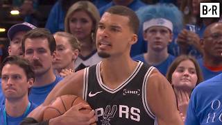 Victor Wembanyama's 2 Dunks & Block Seals Game 1 vs. Thunder in 2OT