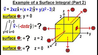 Physics Ch 67.1 Advanced E&M: Review Vectors (56 of 113) Example of Surface Integral (Part 2)