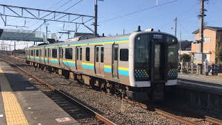 鹿島線 E131系0番台 R08編成 香取駅発車