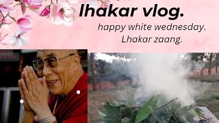 Todays lhakar routine  at our camp /kollegal . Tibetan vlogger