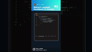 Return largest Numbers in array in JavaScript