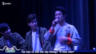 [Vietsub][FANCAM] 150510 GOT7 Fan Meeting in Dallas Q\u0026A Jr. favorite song (See you again)