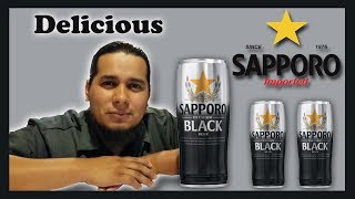 Sapporo Premium Black Lager - thebroodood Beer Reviews