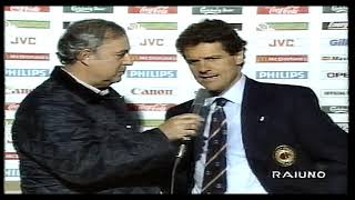 IL dopo partita di Milan Barcellona finale di coppa dei campioni 1994