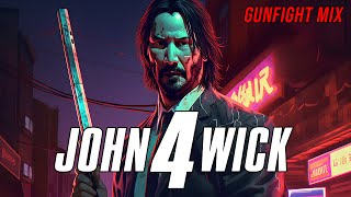 John Wick 4 Gunfight Mix | Dark Electro / Cyberpunk