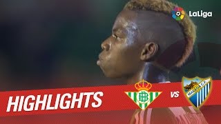 Resumen de Real Betis vs Málaga CF (1-0)