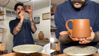 How to Pull and Attach Handles to Pottery Mugs