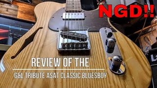 G&L Tribute ASAT Classic Bluesboy Semi-Hollow (Natural Gloss). A Review