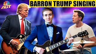 Shocking! Barron Trump Sings \