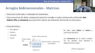 Clase 1   Parte 5   Vectores y Matrices