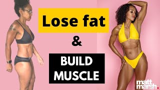 LOSE WEIGHT AND GAIN MUSCLE FEMALE | Weight loss over 40 female