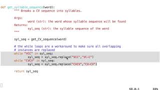 syllable script in python part2