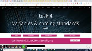 11DTEC Programming t04: variables & naming standards part 2