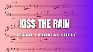 Kiss The Rain Easy Sheet - Tutorial Video