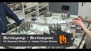 Battlereport: Battlegroup US Armoured Division vs. German Panzer Division