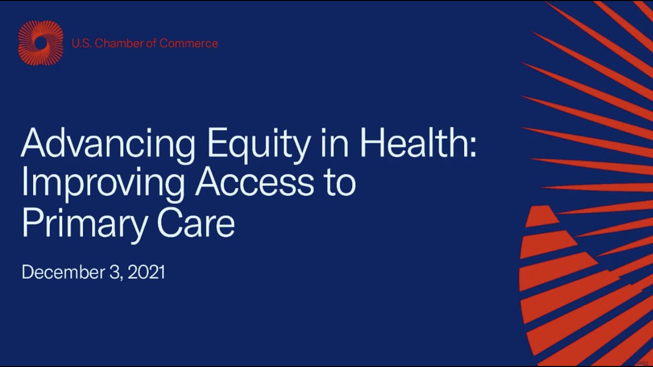 Advancing Equity In Health: Improving Access To Primary Care - YouTube