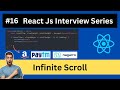 #16 React Js Challenge Day 16 | Infinite Scroll in React Js