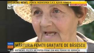 Marturia femeii gratiate de Traian Basescu