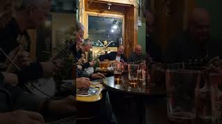 Bluegrass jam at O'Connells, Stockholm