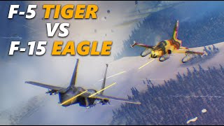 F-5 Tiger Vs F-15 Eagle Old Vs New Dogfight | Digital Combat Simulator | DCS |