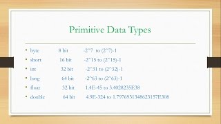 01-Core Java Tutorial|Data Types|Eclipse example|power point presentation.