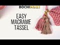 DIY Macrame Tassel Keychain Pattern | Beginner's Guide