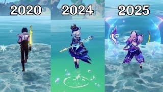 Evolution of Ice Bridges - Genshin Impact