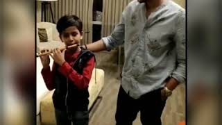 Dil Mera Blast -  Darshan Raval with cute kid flute (720p)