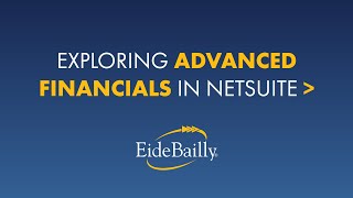 Exploring Advanced Financial Management in NetSuite