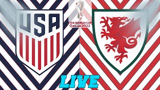 🔴LIVE Watch Along - USA 1-1 Wales| World Cup 2022 - Match 4