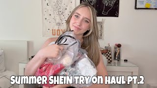 SHEIN SUMMER CLOTHING TRY ON HAUL pt.2 ☀️👙