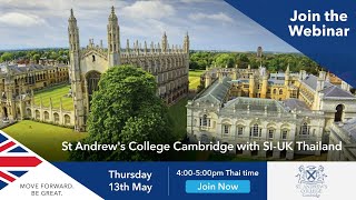 Webinar: St. Andrew's College Cambridge, a Cambridge Education for all