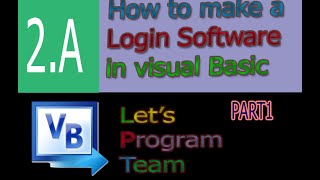 How to make a login program in vb (Visual Basic)(Basic Tutorial/Voice)