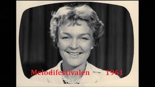 Melodifestivalen Eurovisionsschlagern 1961