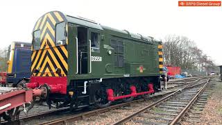 D3558 Class 08 SRPS Diesel Group - first shunt after overhaul and repaint