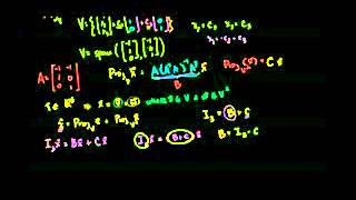 关于投影的矩阵的另一个例子 Another Example of a Projection Matrix