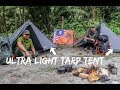 Wild Camping Malaysia - Testing Uttara Ultra Light Tarp Tent