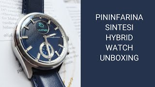 Pininfarina Sintesi Hybrid Watch Unboxing