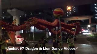 正华竹云坛龙狮学院 Zheng Hua Zhu Yun Tan Dragon Dance Performance at Chi Hock Keng Temple 30 Dec 2021