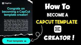 How To become CAPCUT Template Creator in Nepal | Post your Own Template in Capcut