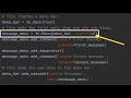Python 037 - Adding a menu bar
