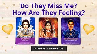 🦋DO THEY MISS ME? HOW DO THEY FEEL? 🌹PICK A CARD 💋LOVE TAROT READING 💐TWIN FLAMES 🌈 SOULMATES