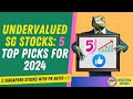 Uncover Singapore's Undervalued Stocks: Top Picks for 2024  | 🦖 #TheInvestingIguana EP239