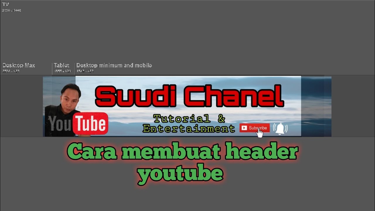 Edit Header Youtube Youtube