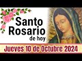 🙏❤️🙏 SANTO ROSARIO de Hoy Jueves 10 de OCTUBRE de 2024 🌹 MISTERIOS LUMINOSOS