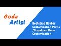 Bootstrap 4 Navbar Customization Part 4 Dropdown Menu Customization