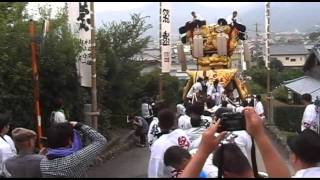 西条祭り2011　石岡祭礼本殿祭参道５　野々市御輿.avi