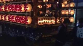 幸手八坂祭り 幸手駅前から帰る荒宿20160717