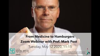 Cultivated Meat Webinar with Prof. Mark Post