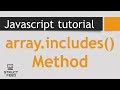 Includes Method in JavaScript Arrays
